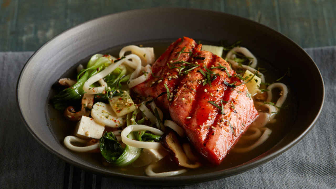 3. Honey Sriracha Salmon