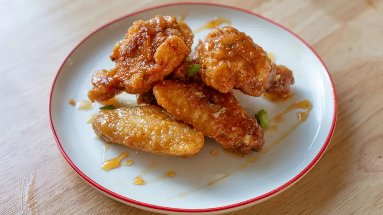 7. Spicy Honey Garlic Wings