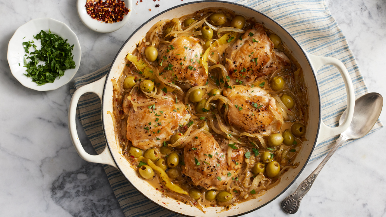 5. Mediterranean Chicken with Olives