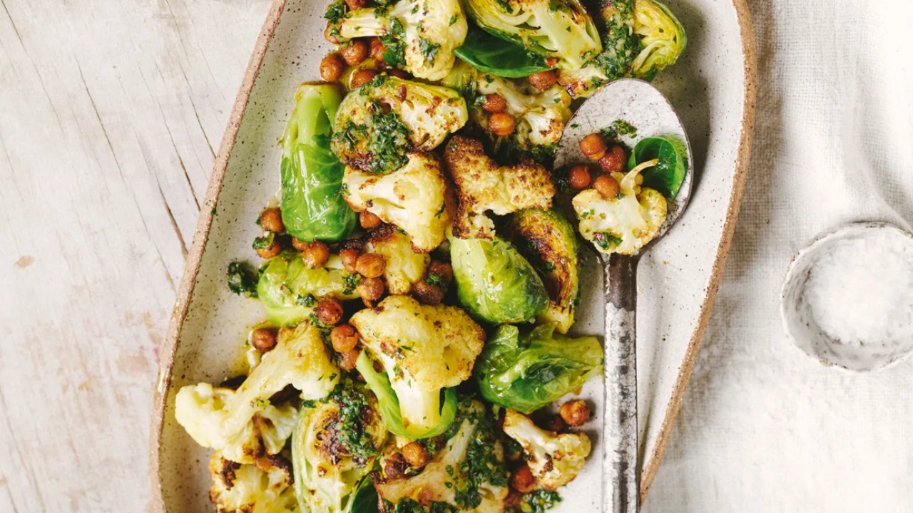 10. Chickpea and Cauliflower Roast