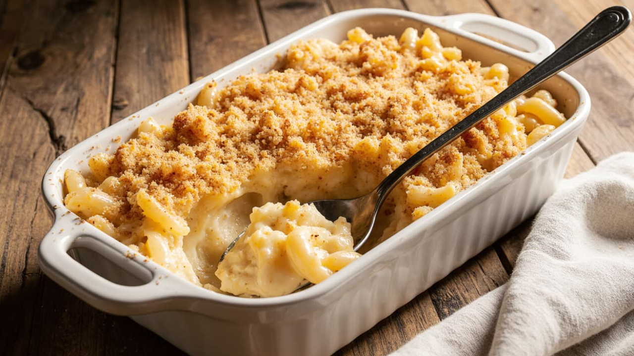 5. Baked Macaroni with Three Cheeses