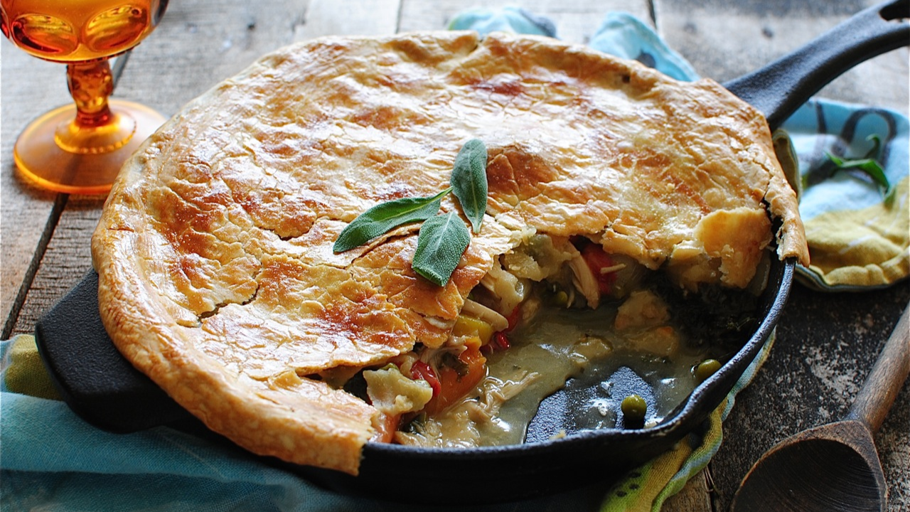 6. Chicken Pot Pie Skillet
