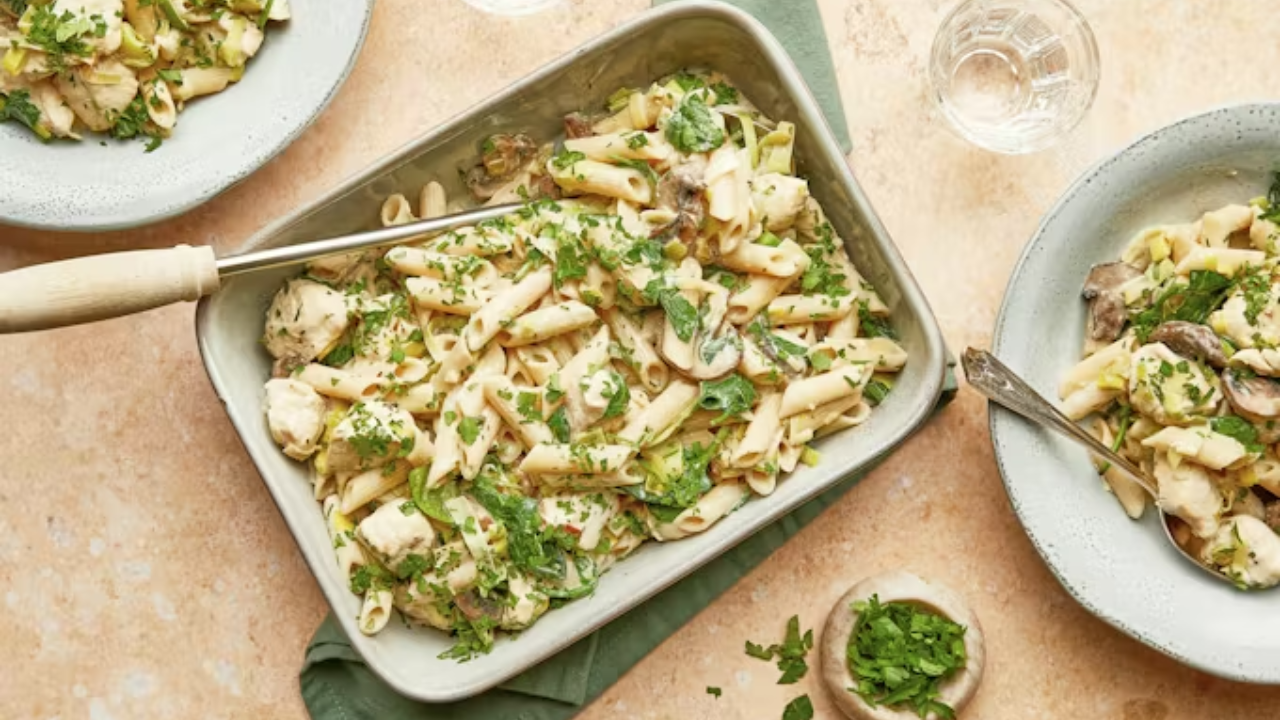 1. Creamy Chicken and Mushroom Bake