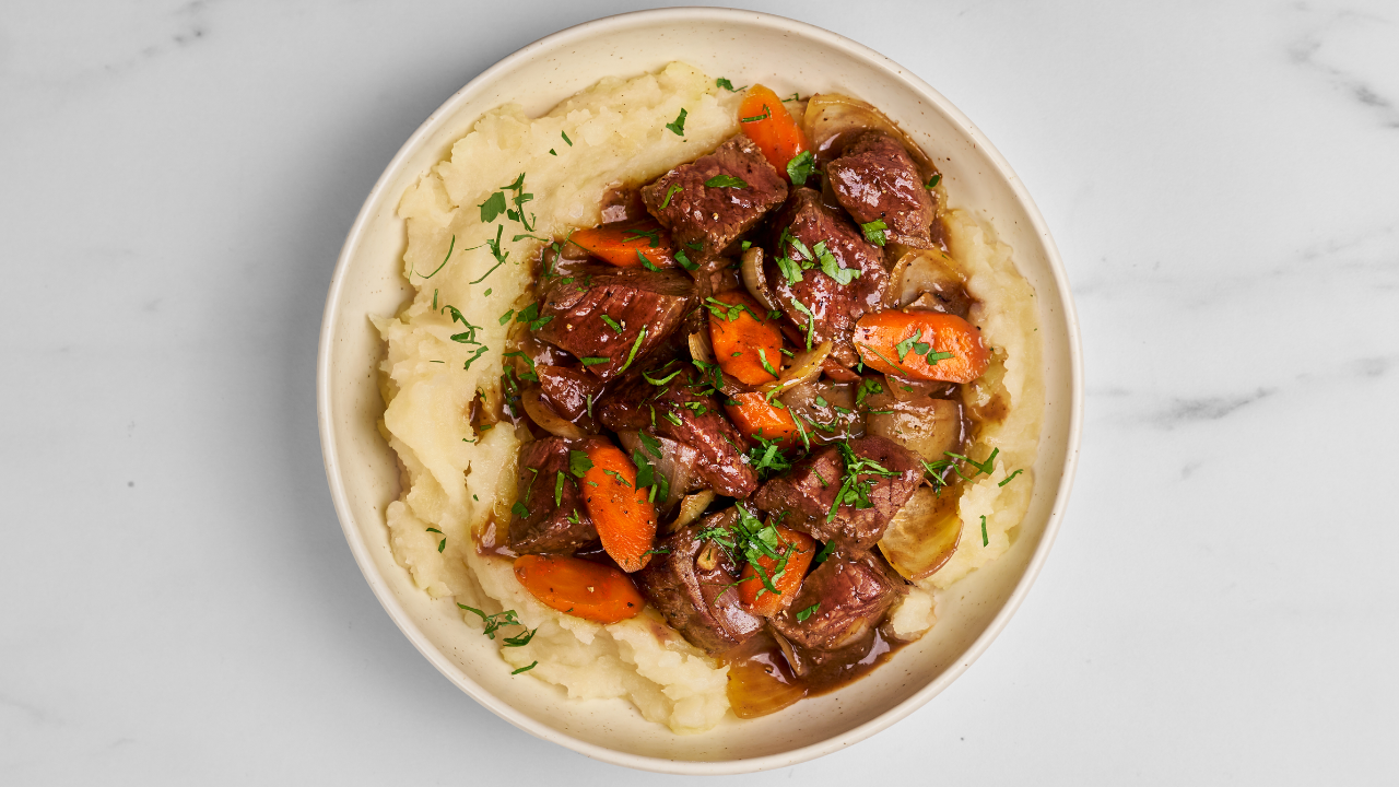 3. Slow-Cooked Beef and Potato Stew