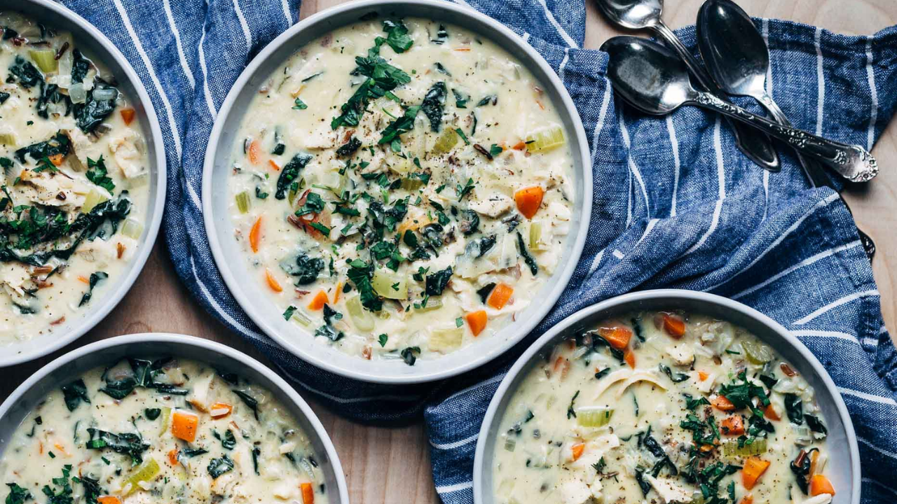 1. Creamy Chicken & Wild Rice Soup