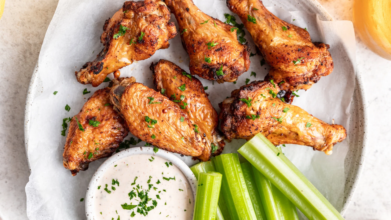 1. Crispy Baked Chicken Wings