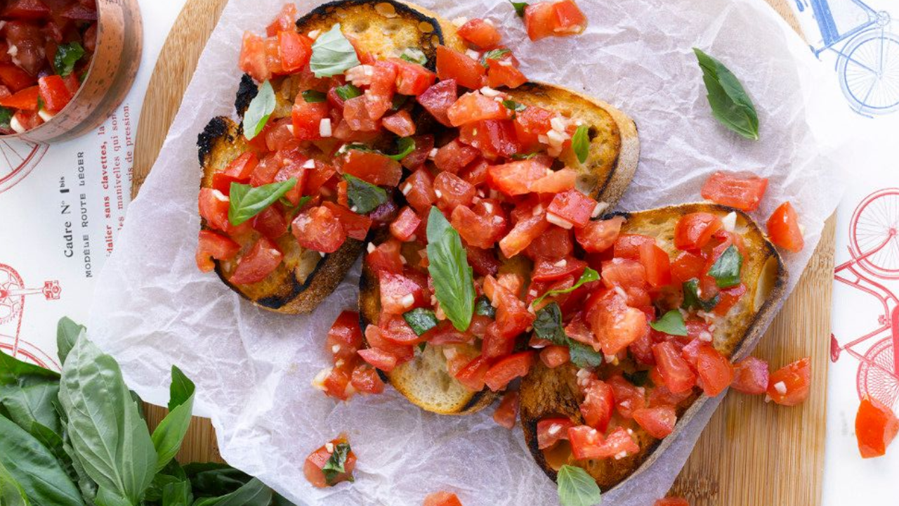 10. Classic Bruschetta