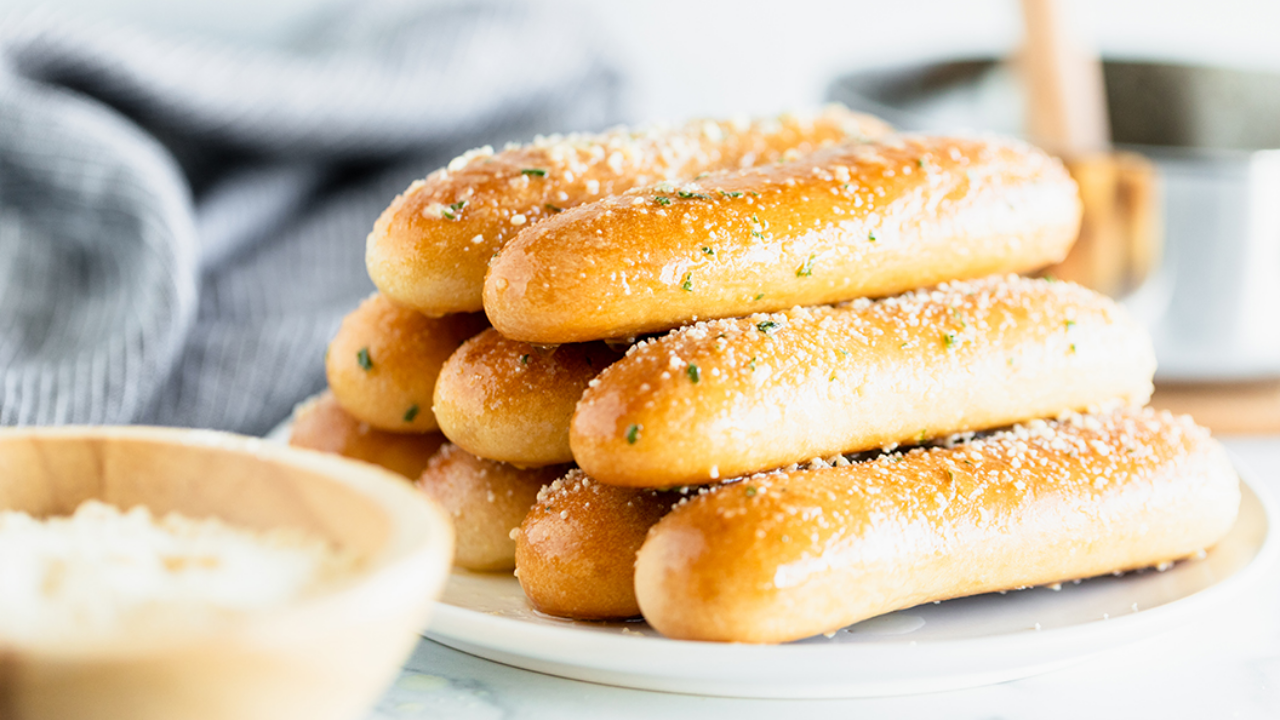 6. Garlic Parmesan Breadsticks