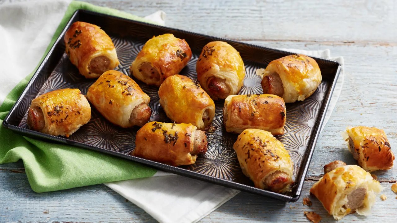 9. Puff Pastry Sausage Rolls