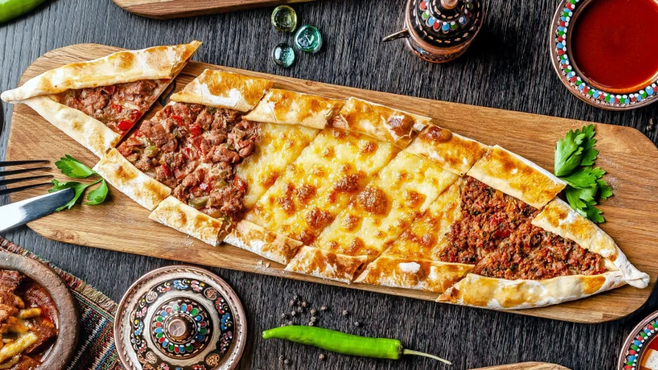 1. Turkish Pide (Turkish Flatbread Pizza)