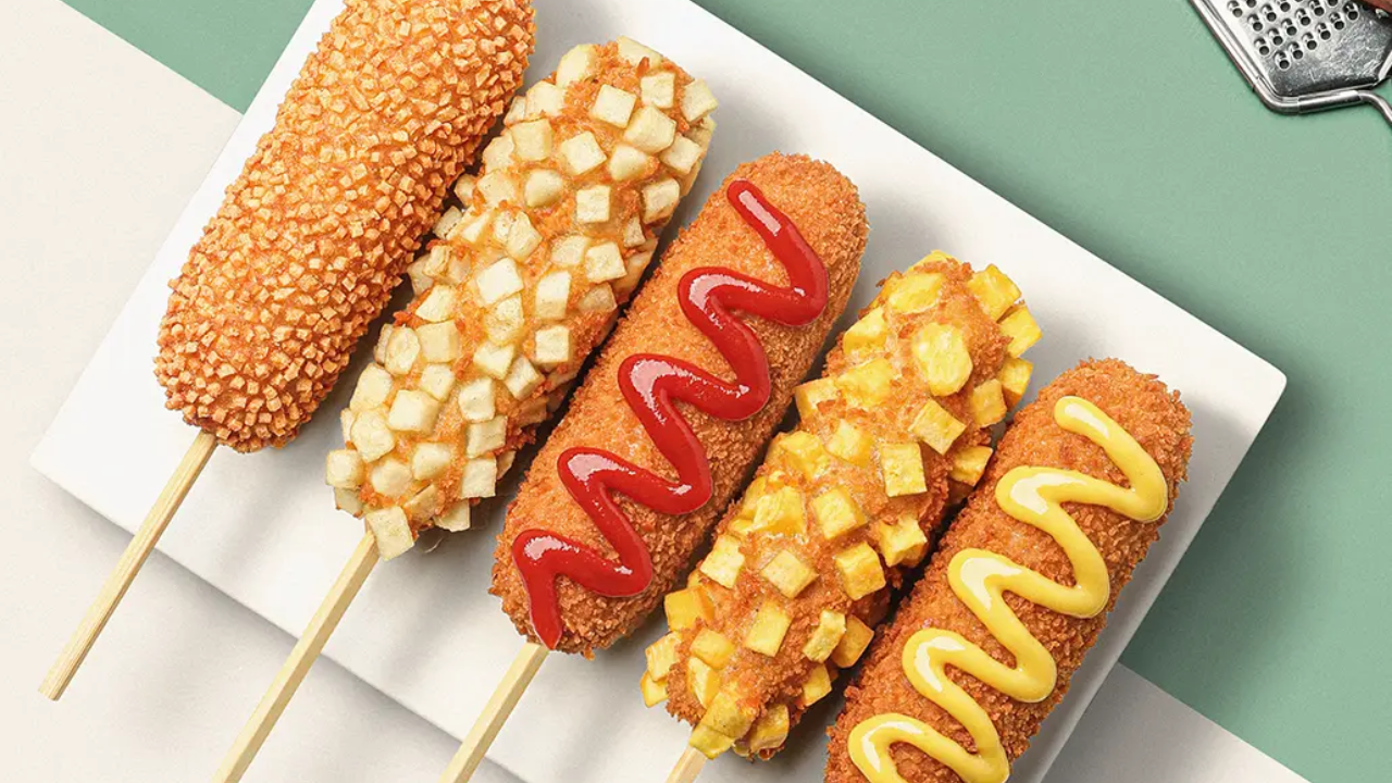 1. Korean Corn Dogs