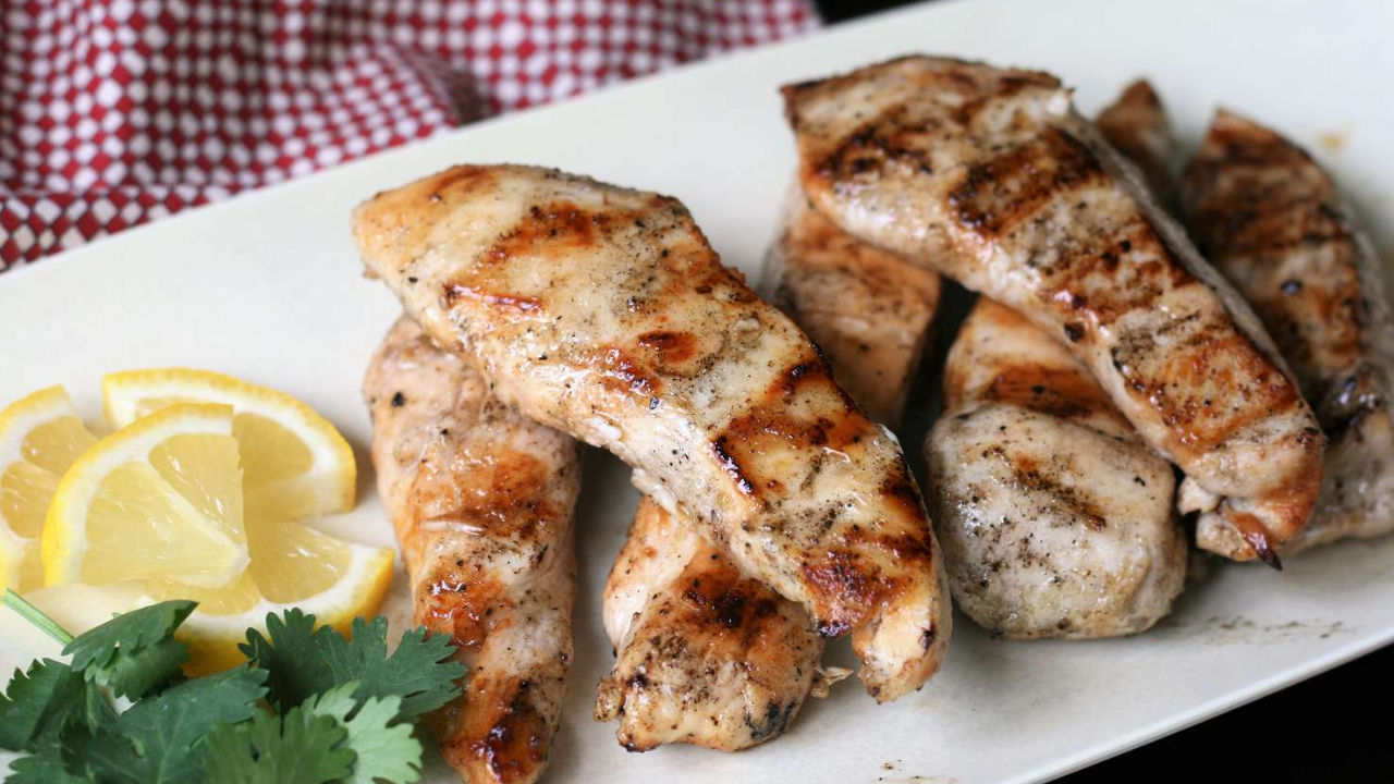 1. Lemon Garlic Grilled Chicken