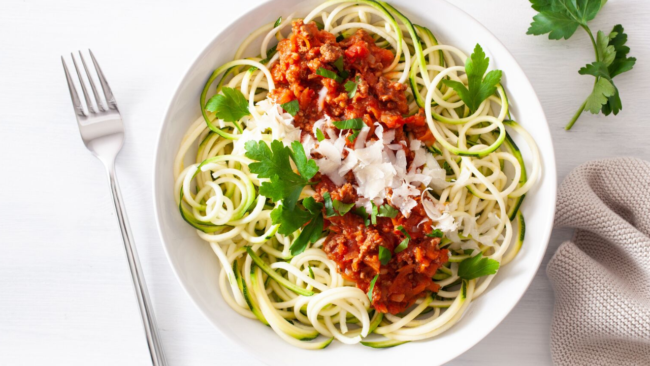7. Veggie-Packed Zucchini Noodles