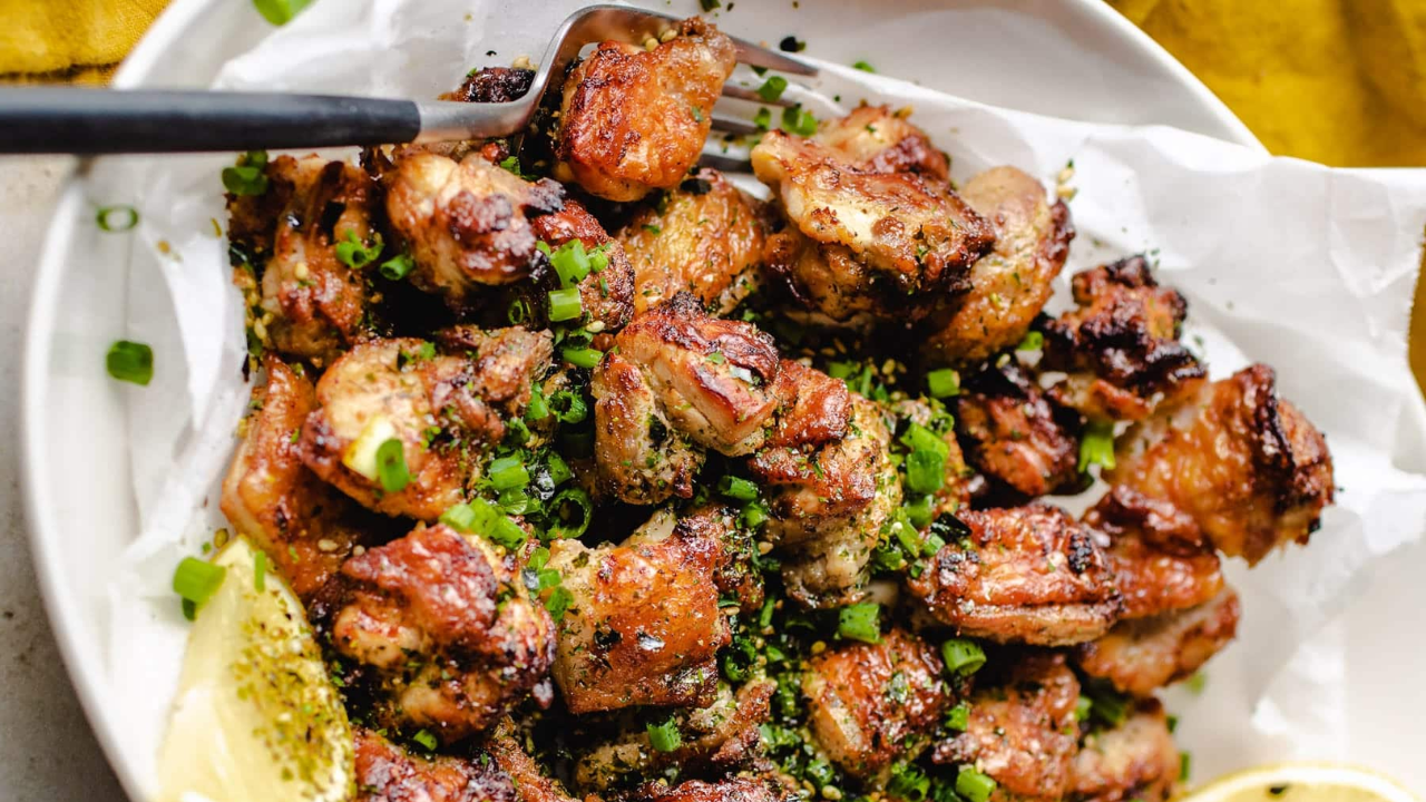 1. Crispy Air Fryer Chicken Breast Bites