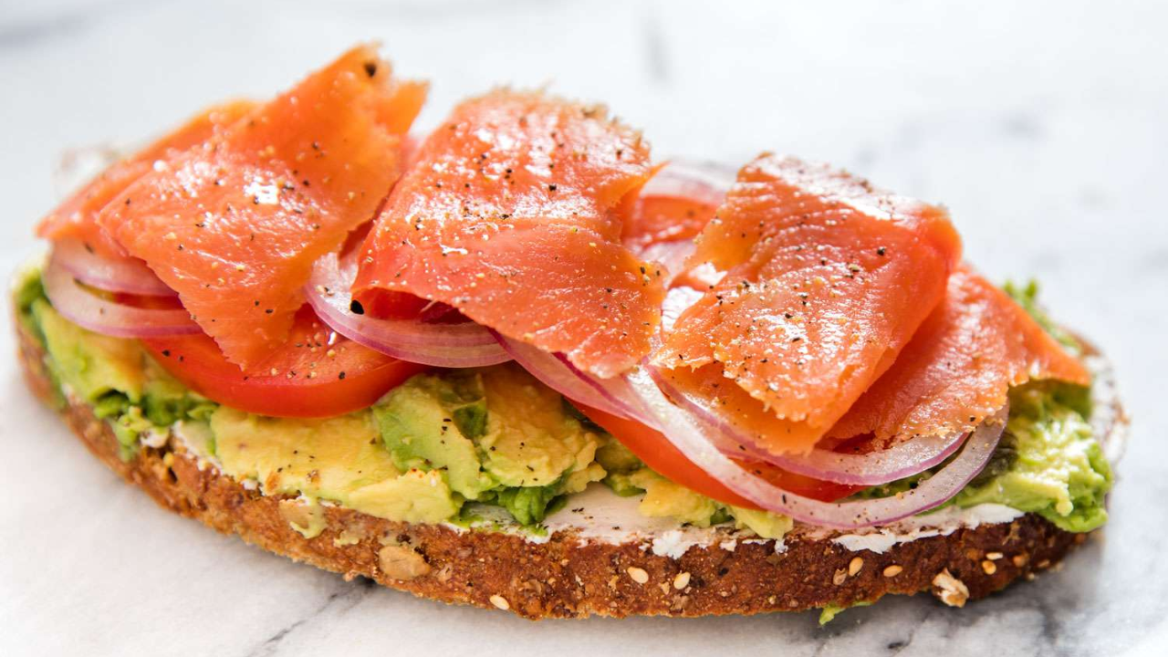 8. Smoked Salmon Avocado Toast