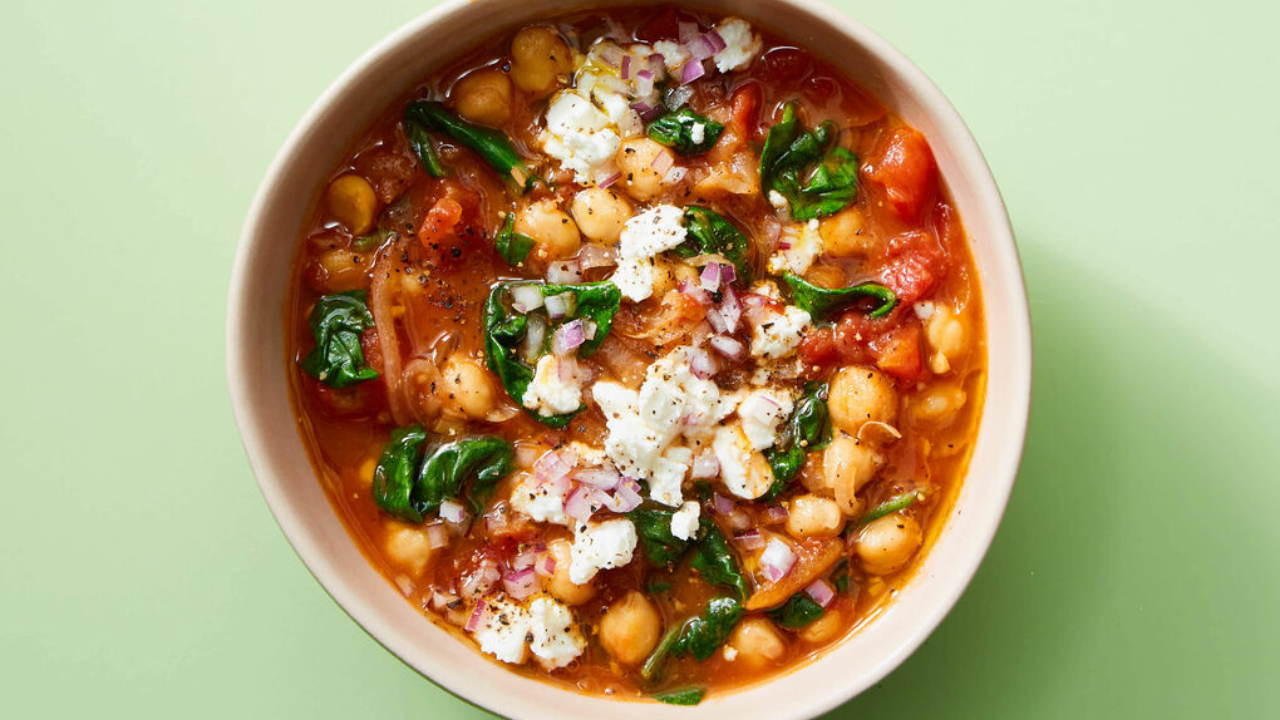 5. Chickpea & Spinach Stew