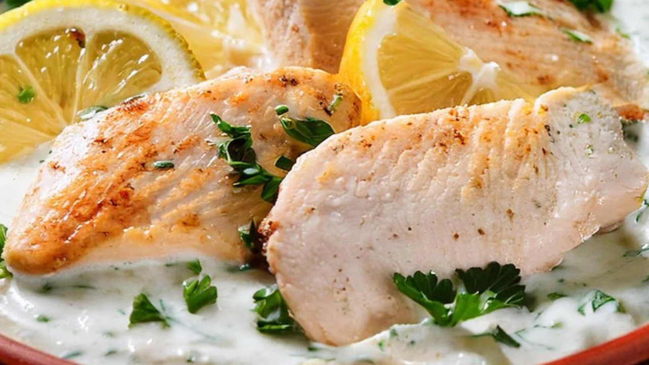 1. Lemon Herb Grilled Chicken with Tzatziki