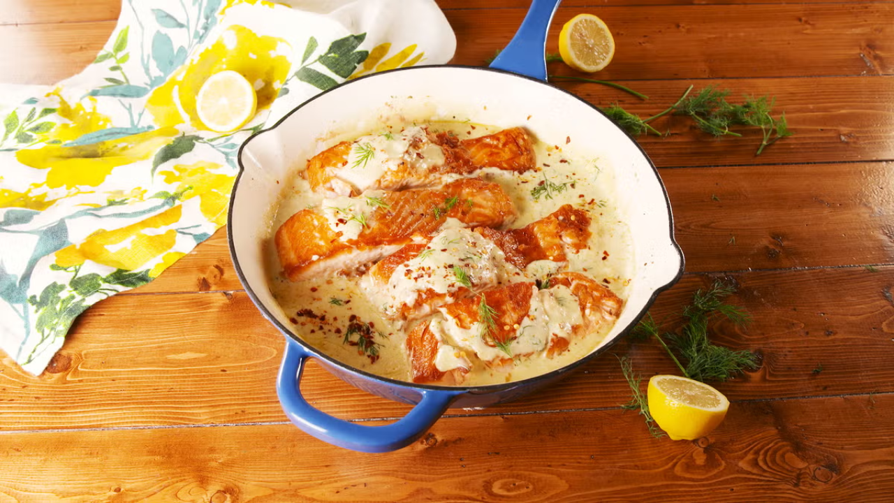 4. Lemon Garlic Salmon Bowls