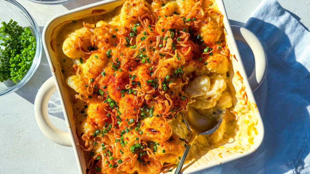 3. Cheesy Baked Gnocchi