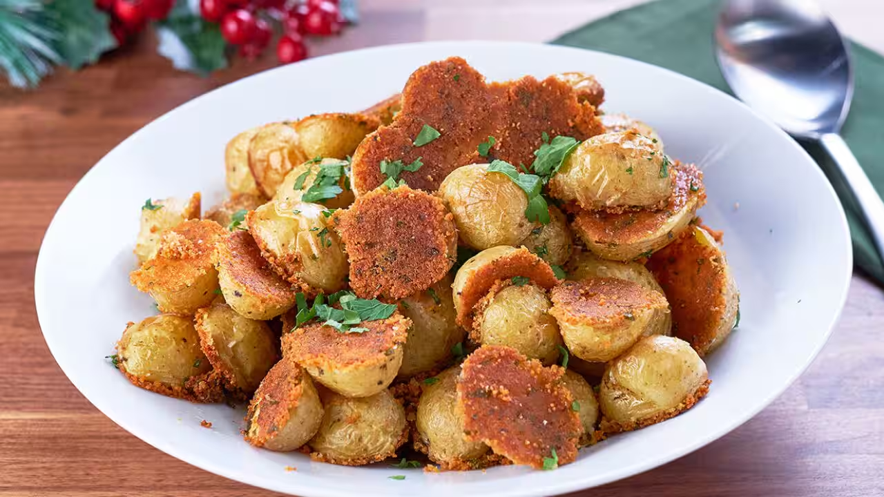 6. Crispy Parmesan Potatoes