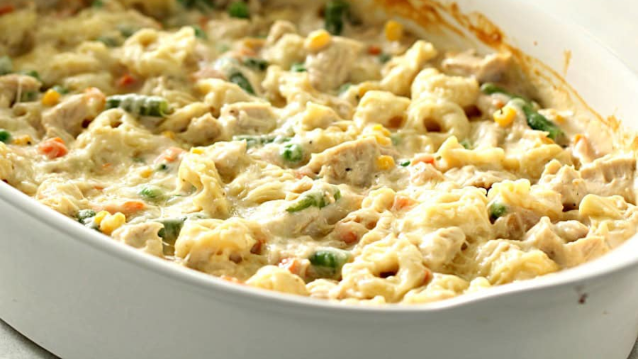 10. Chicken Alfredo Tortellini