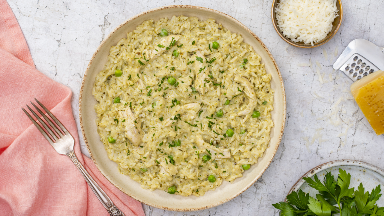 6. Creamy Pesto Chicken