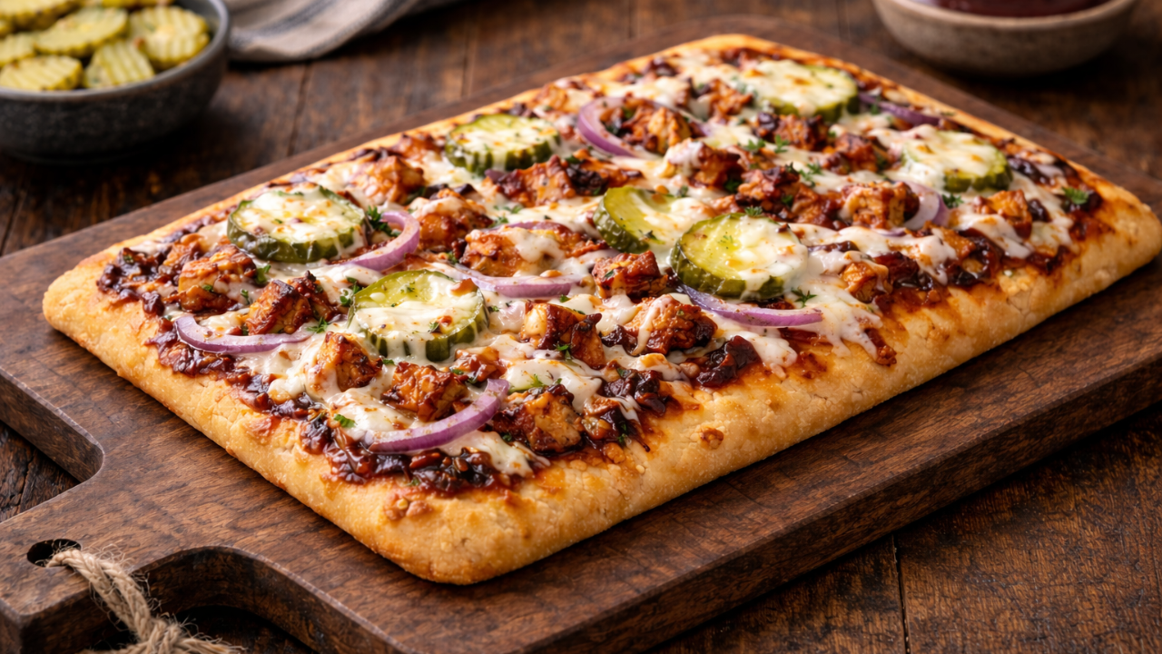 7. BBQ Chicken Flatbread