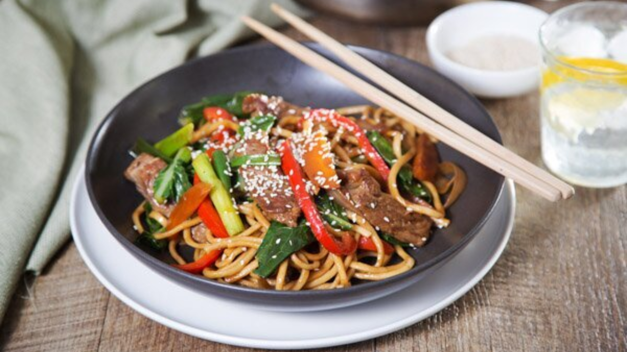 9. Teriyaki Beef Noodles