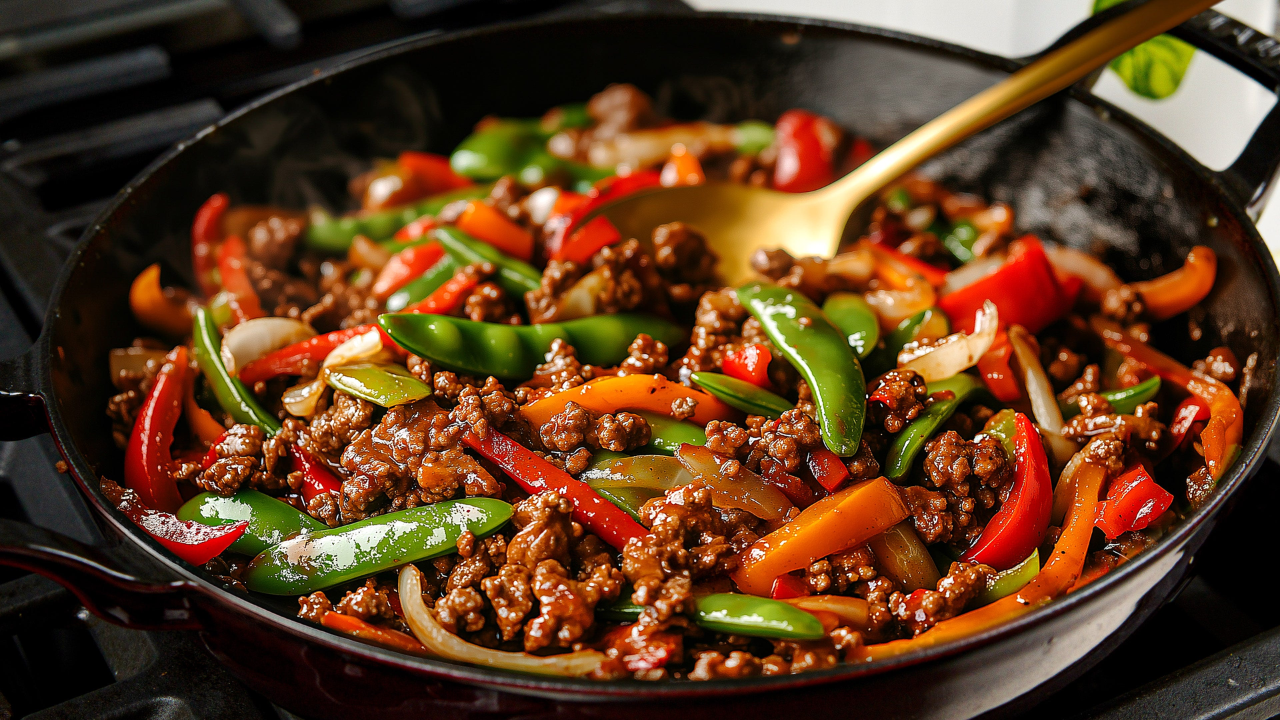 5. Beef and Pepper Stir-Fry
