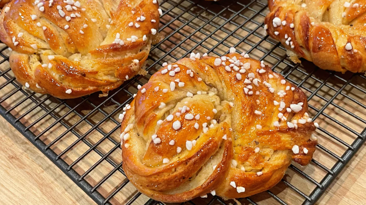 1. Swedish Cardamom Buns