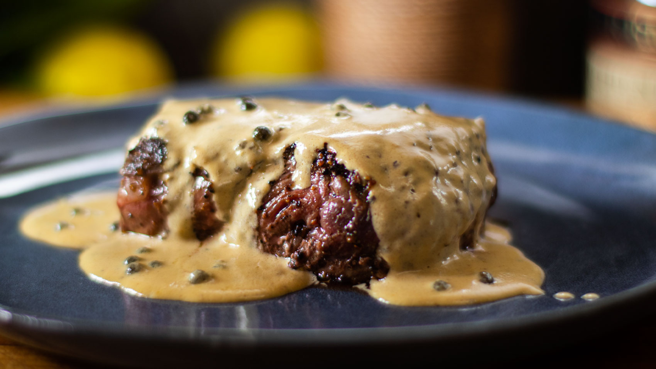 4. Steak Au Poivre