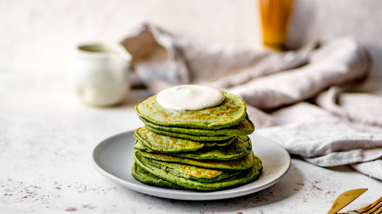 7. Matcha Pancakes