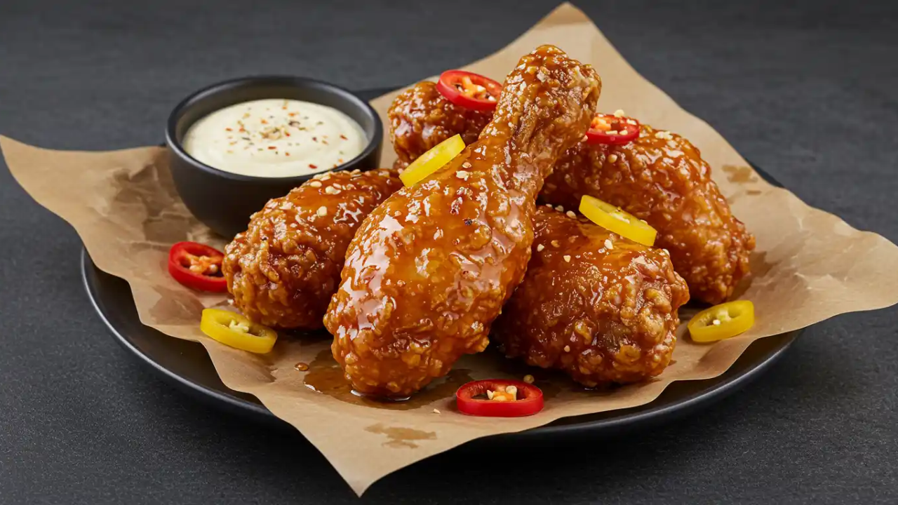 4. Hot Honey Fried Chicken