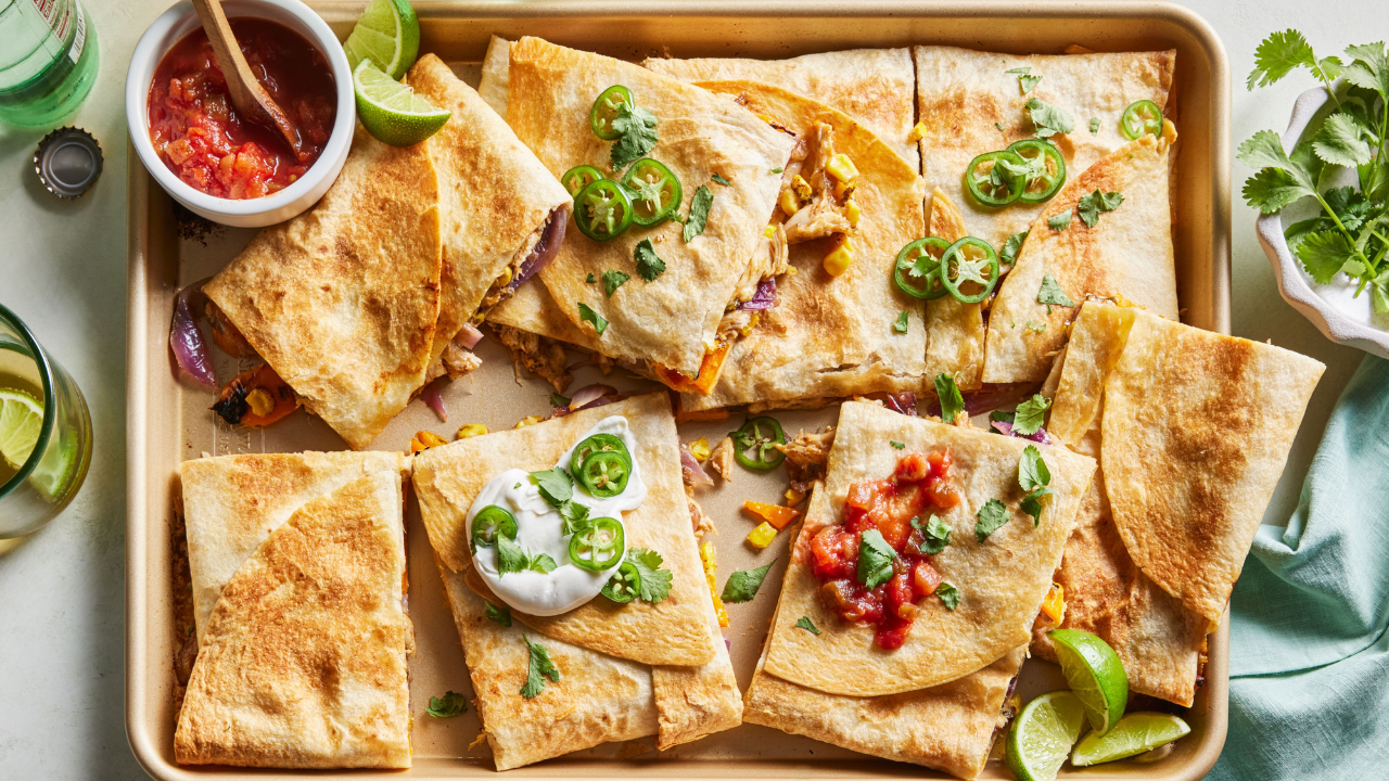 1. 4-Minute Chicken Quesadilla