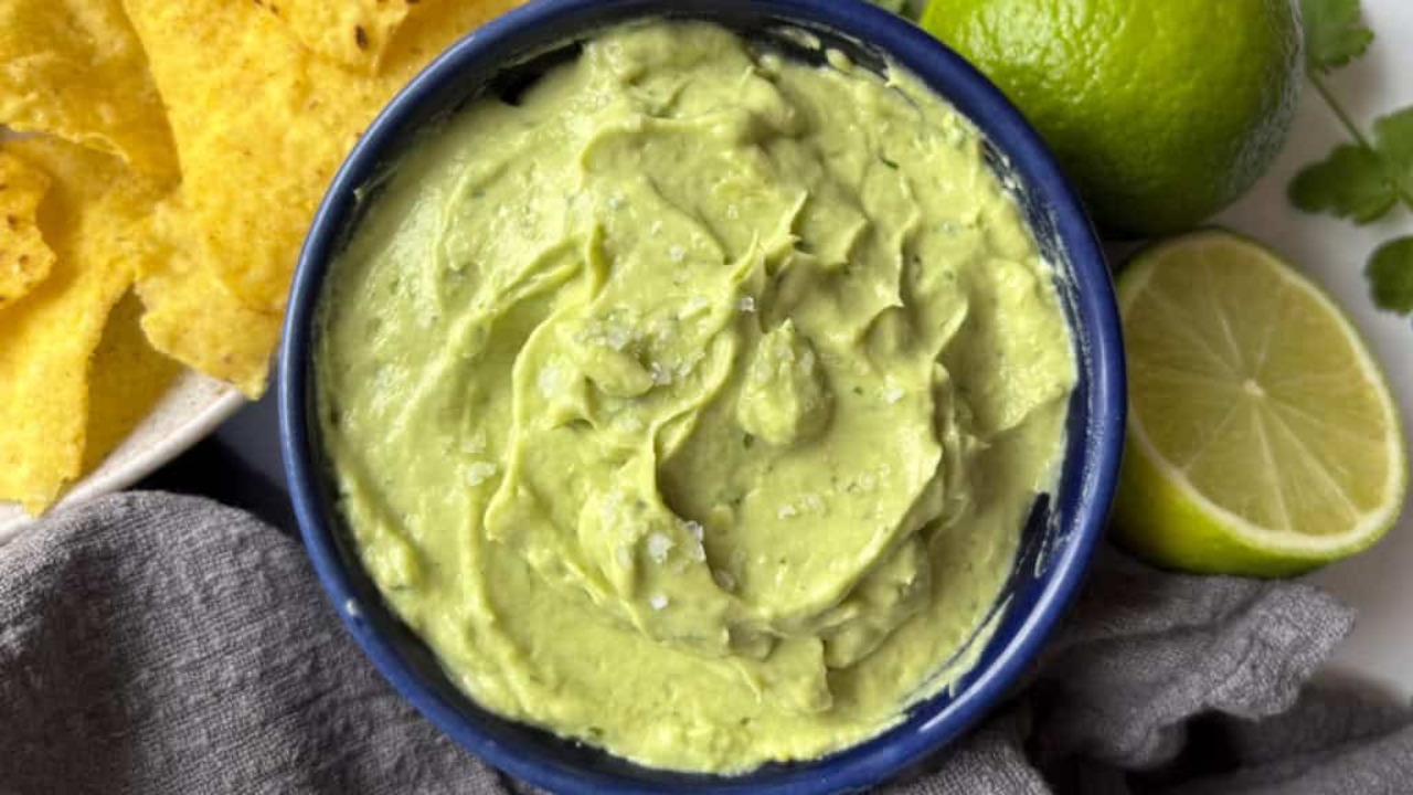 10. 2-Minute Creamy Avocado Dip