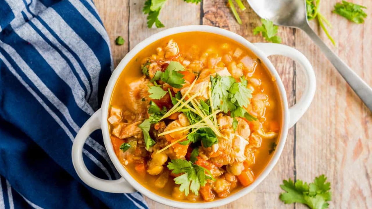 5. One-Tray Moroccan Baked Chicken with Chickpeas