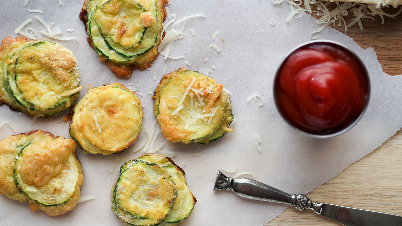 10. Crispy Zucchini Parmesan Stacks