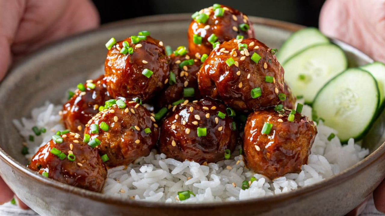 7. Korean BBQ-Style Meatballs