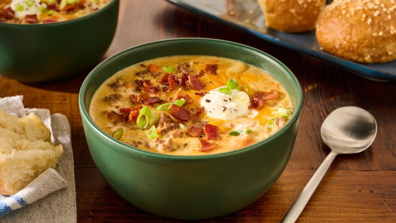 2. Cheeseburger Soup