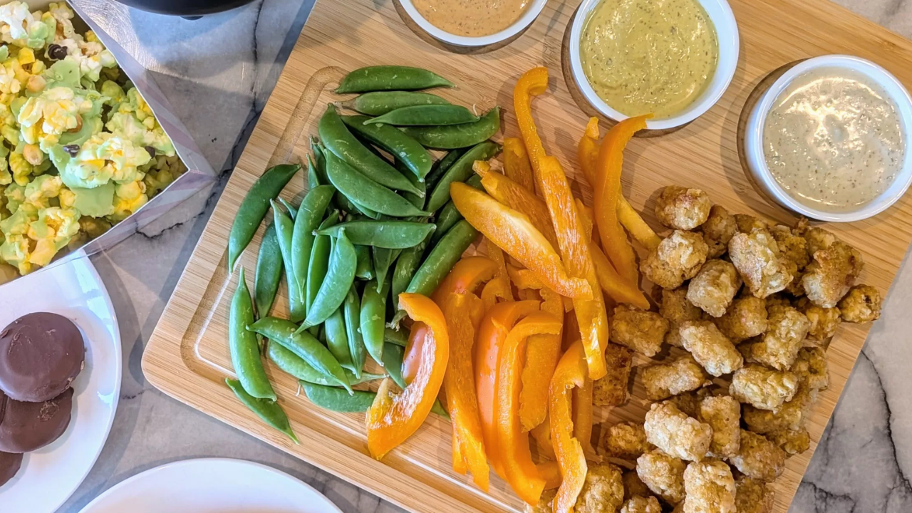 8. Crudi-Tots Platter