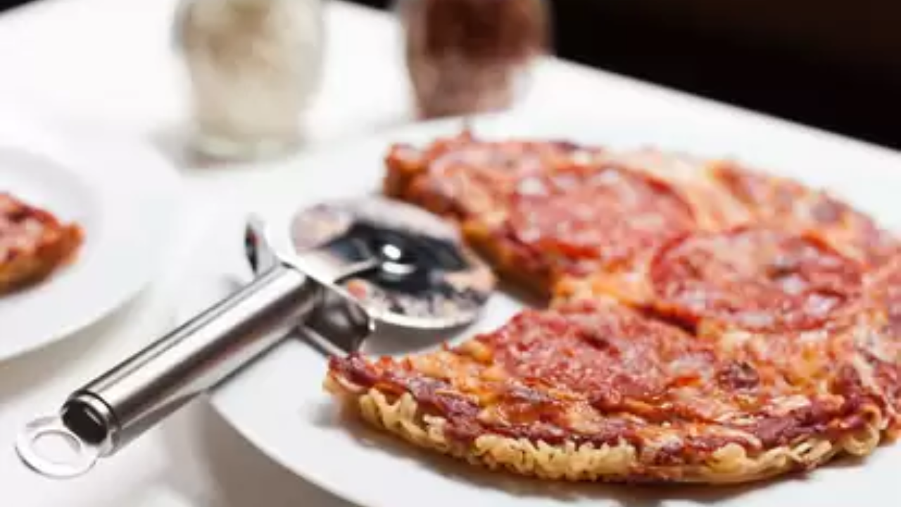 12. Ramen Crust Pizza