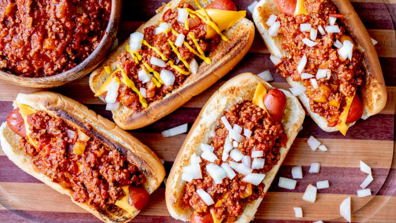 4. Chili Cheese Dog Grilled Cheese