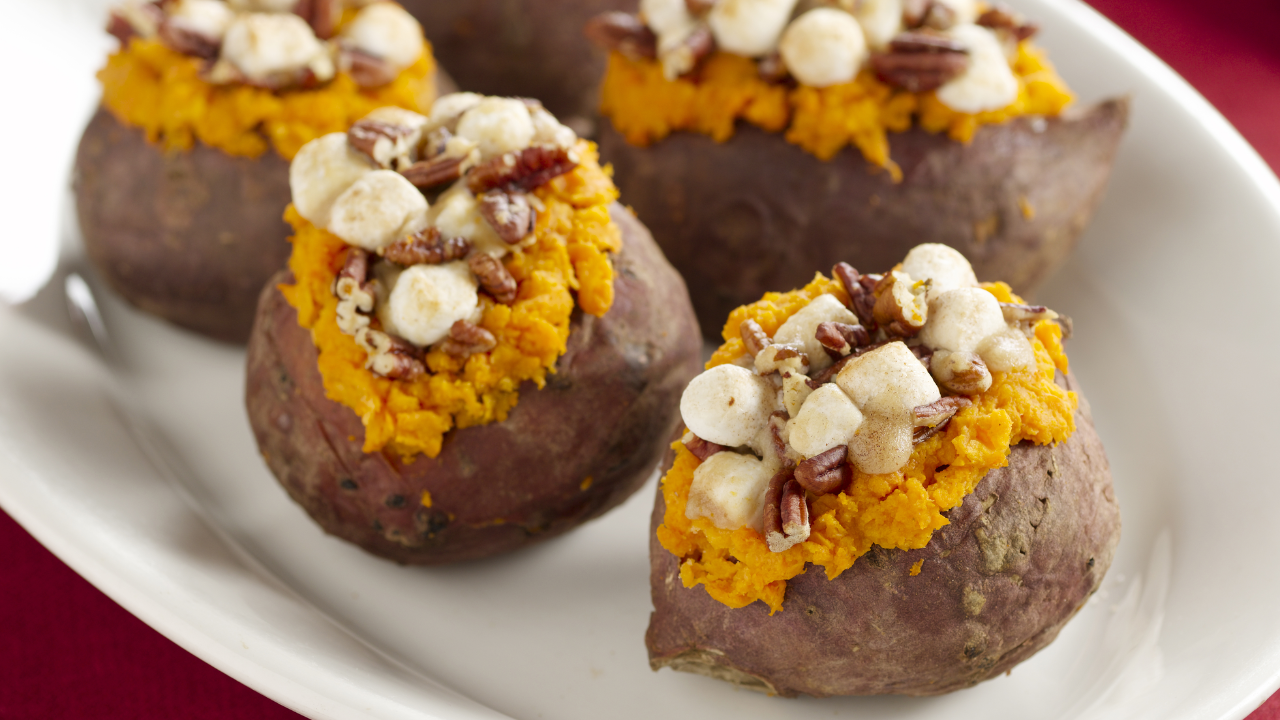 4. Holiday Stuffed Sweet Potato