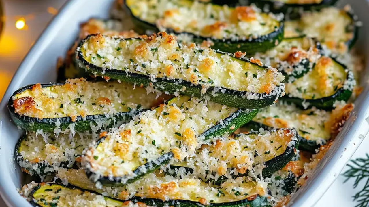 11. Baked Zucchini with Parmesan