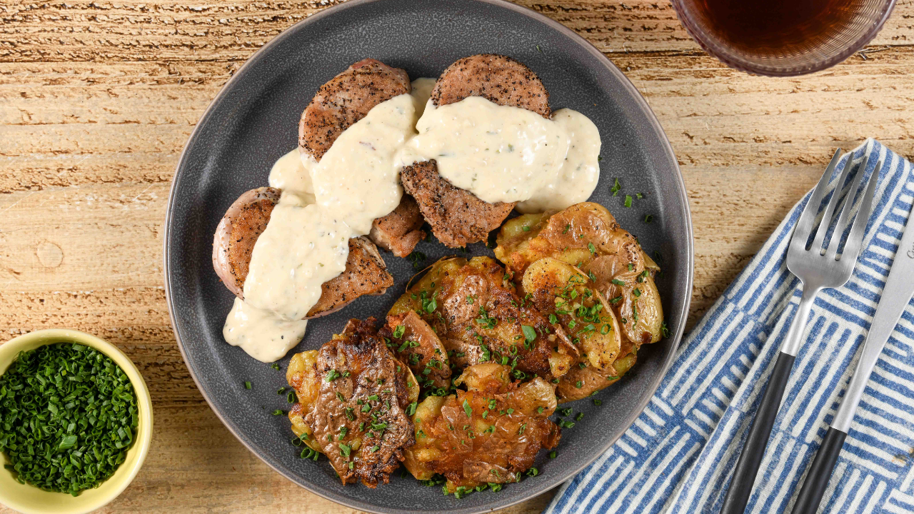 4. Parmesan Pork Medallions