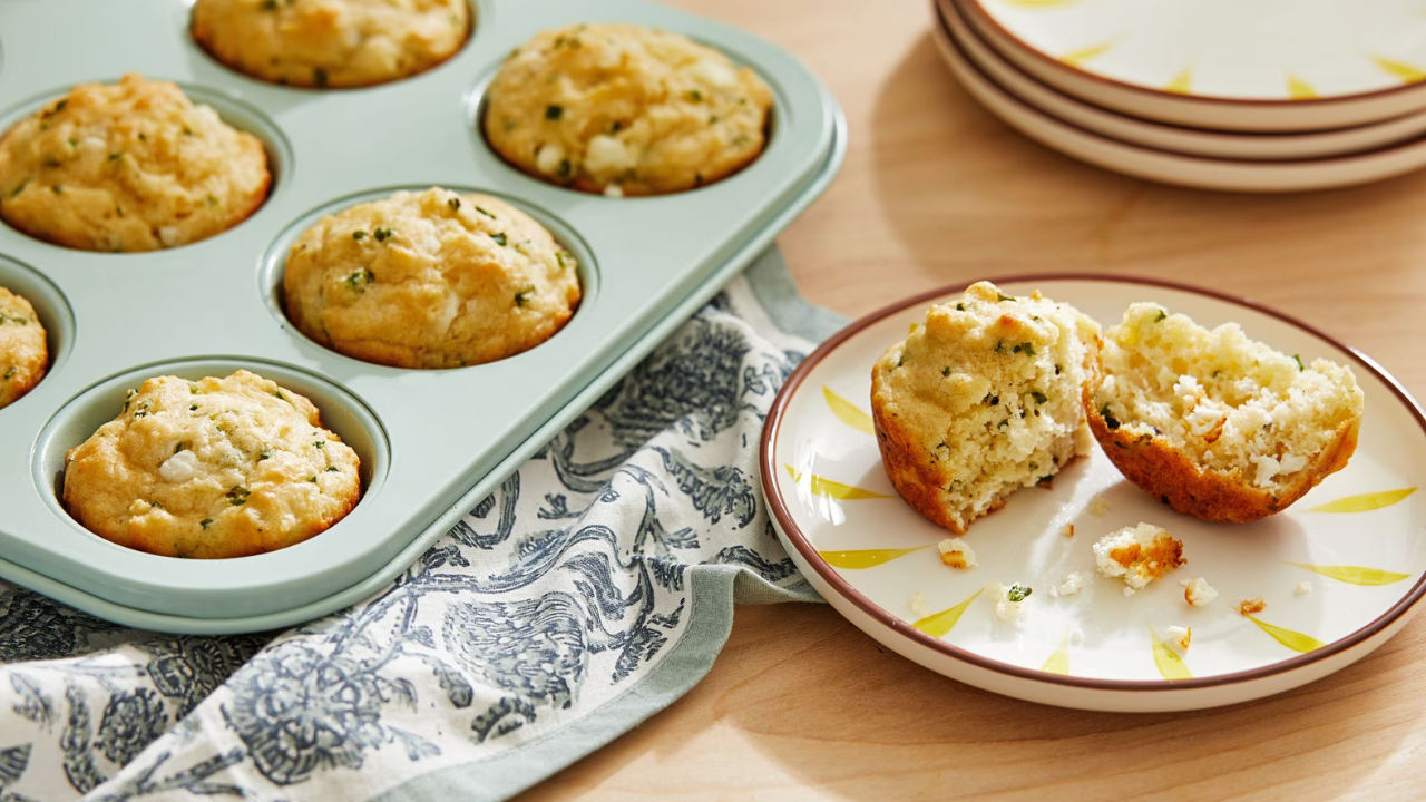 2. Feta and Chive Muffins