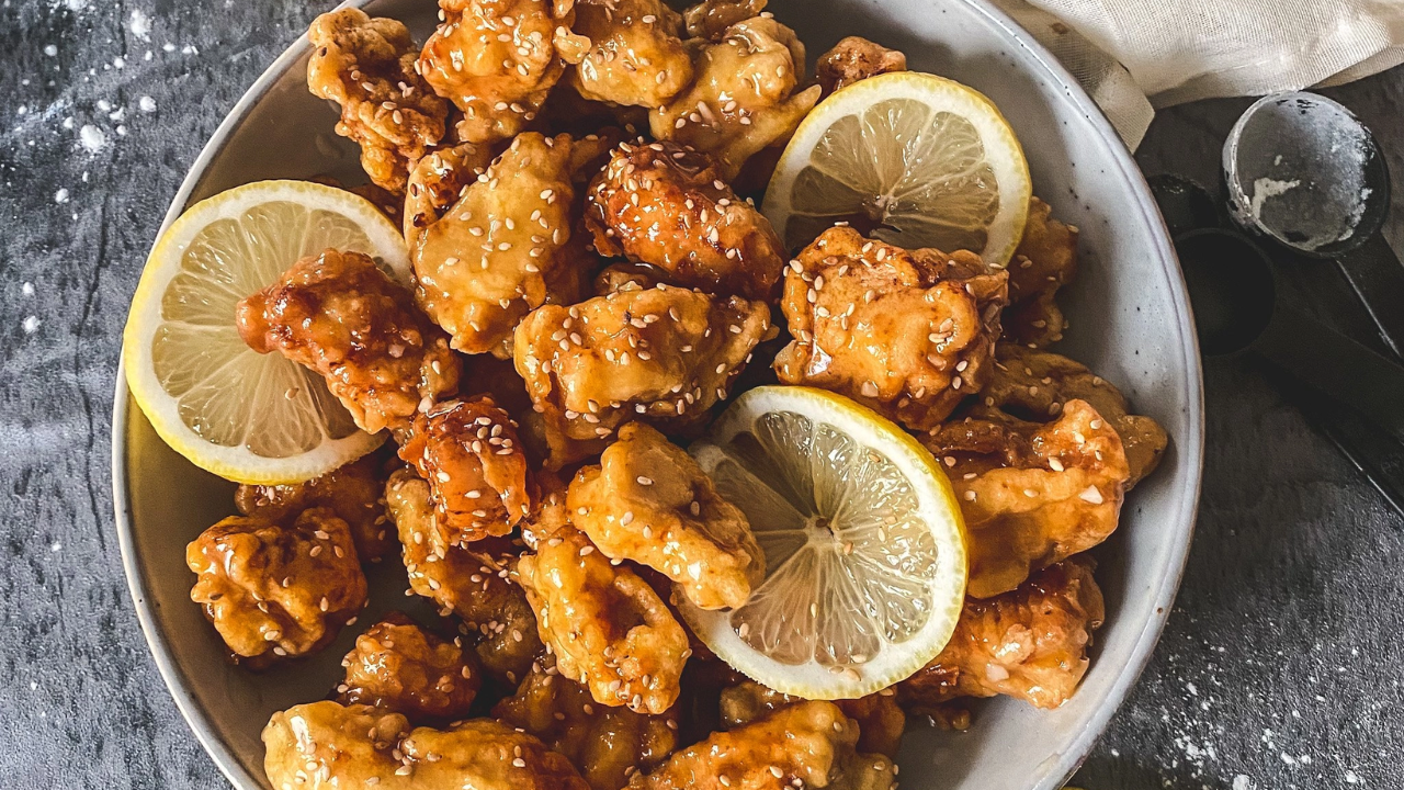 6. Crispy Chinese Lemon Chicken