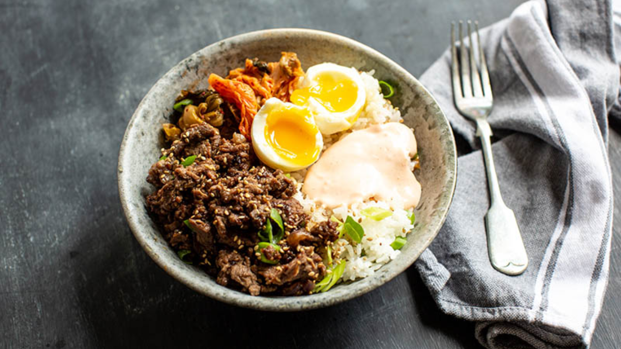 4. Korean Beef Bulgogi Rice Bowls