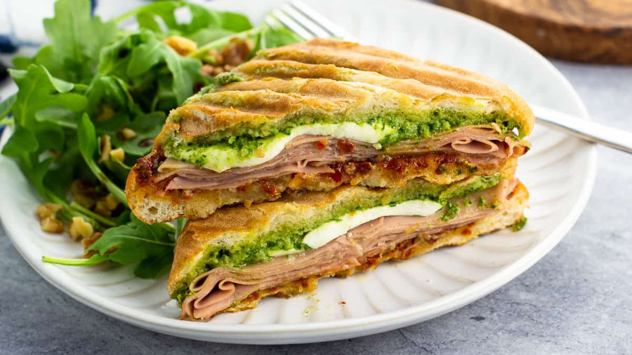 10. Mozzarella & Mortadella Grilled Sandwich