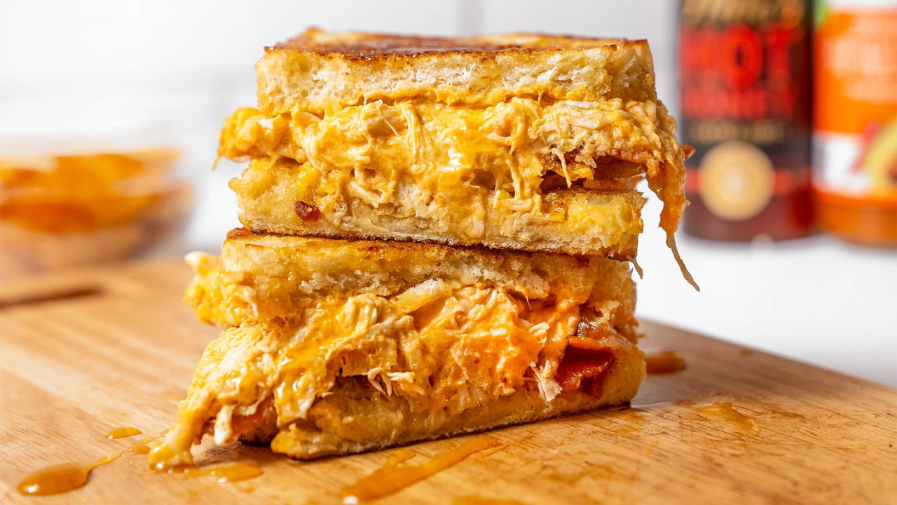 5. Buffalo Chicken Grilled Cheese